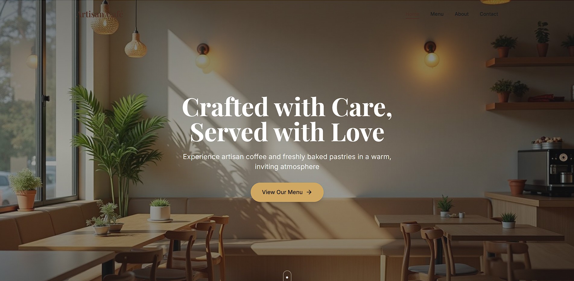 The Daily Grind — Modern Café Website